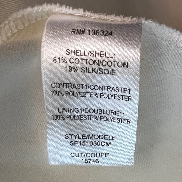 Halston Heritage Structured White Halter Skater Style Dress size 4 - Picture 11 of 14